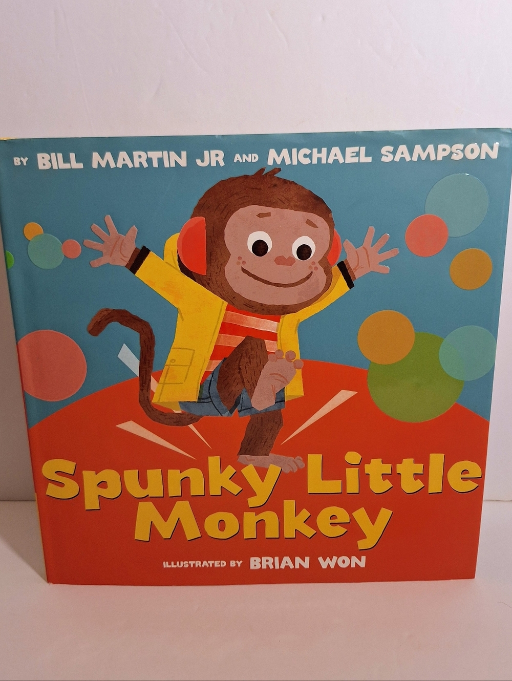 Spunky Little Monkey Picture Book - Bright Red & Blue Cover